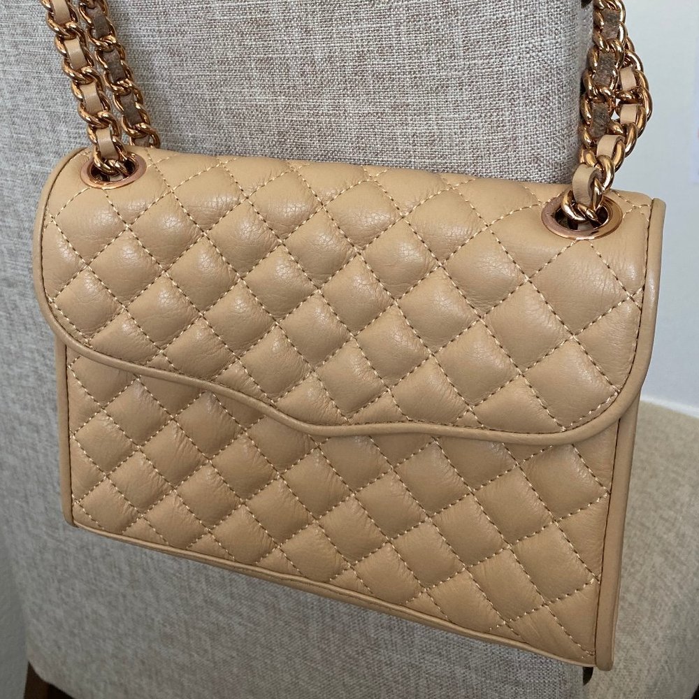Rebecca Minkoff Biscuit Quilted Leather Mini Affai